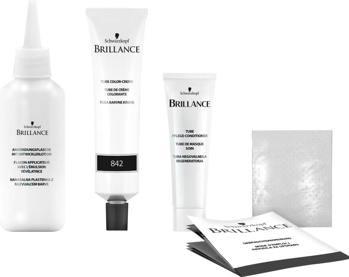 Actual product image Schwarzkopf Brillance Intensive Colour Cream (842 Cashmere red)