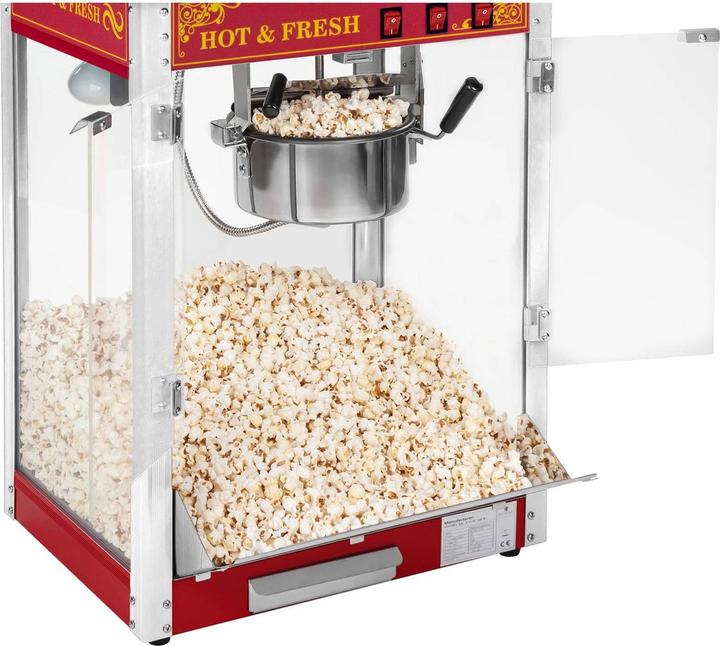 Actual product image Royal Catering Popcorn Machine with Cart - retro design - red