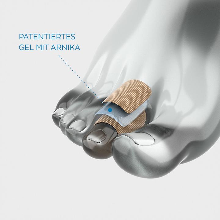 Immagine prodotto Poderm Bendaggio protettivo per le dita dei piedi per i clavi/cornetti (Decompressione, 202.50 ml)