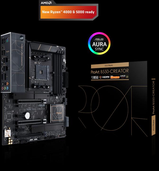 Immagine prodotto ASUS PROART B550-CREATOR (AM4, AMD B550, ATX)