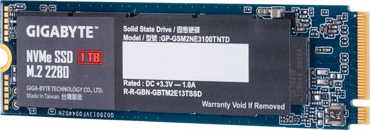 Actual product image Gigabyte GP-GSM2NE3100TNTD (1000 GB, M.2 2280)
