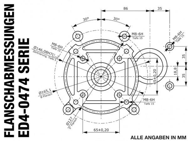 Produktbild Rotek - Dieselmotor 1-Zylinder 4-Takt 474ccm ED4-0474-5HE-P4A, luftgekühlt