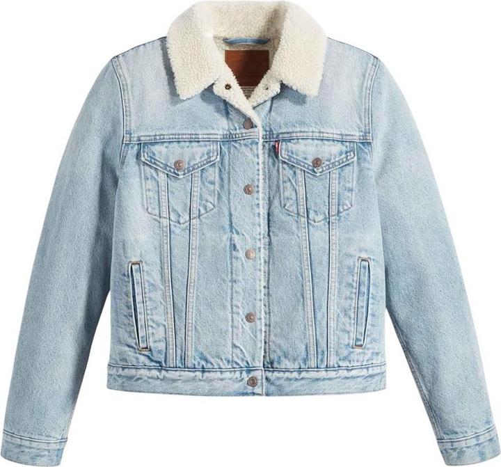 Actual product image Levis Womens/Ladies Original Sherpa Trucker Jacket (32)