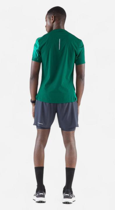 Actual product image Kiprun Men's Trail Running Long-Distance Shorts 2in1-Kiprun Run Ultra 900-Green (XL)