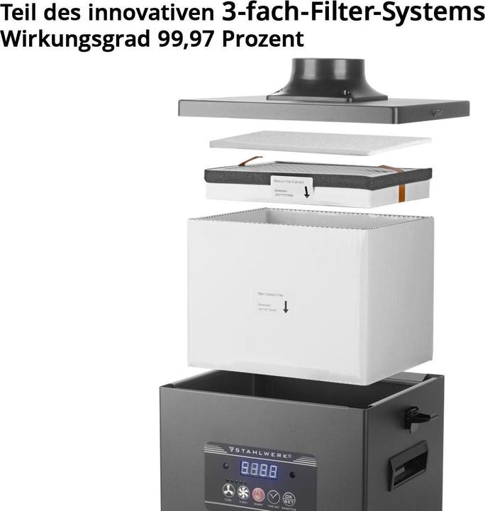 Produktbild Stahlwerk Mittlerer HEPA Filter für Rauchabsaugung FE-150 ST Ersatzfilter
