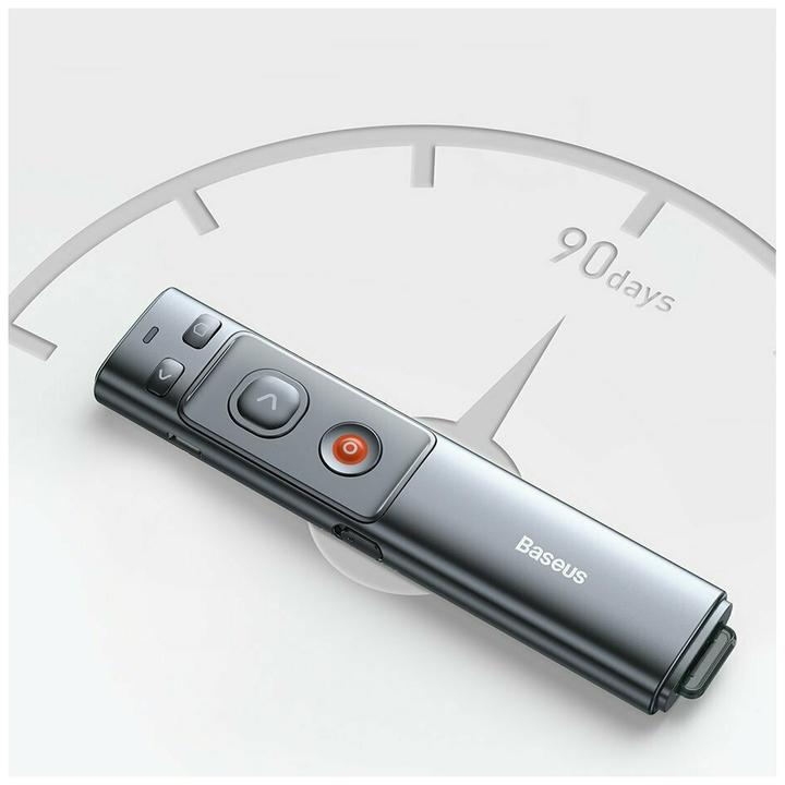 Produktbild Baseus Orange Dot Wireless Presenter (Red Laser)(Charging) Grey