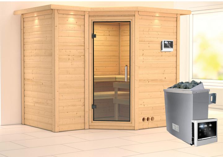 Actual product image Karibu Sahib 2 with roof rim (9 KW external control)