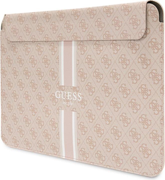 Produktbild Guess PU 4G Printed Stripes Computer Sleeve 13/14 - pink (14")