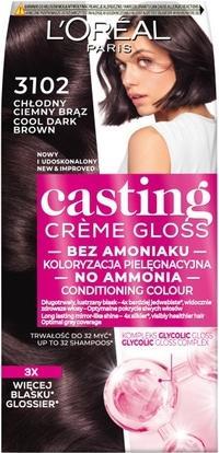Actual product image L'Oréal Paris L'Oréal Casting Cream Gloss hair dye 3102 Cool Dark Brown (3102 Cool Dark Brown)