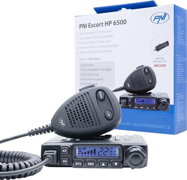 Produktbild PNI CB Escort HP 6500 ASQ Funkpaket + Extra 40 CB Antenne