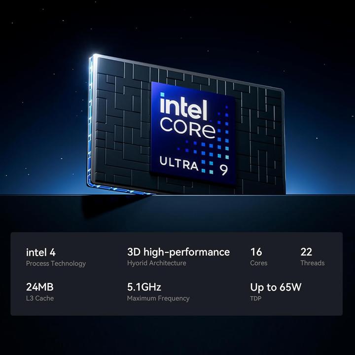 Actual product image Minisforum X7 Ti (Intel Core Ultra 9 185H, 32 GB, 1000 GB)