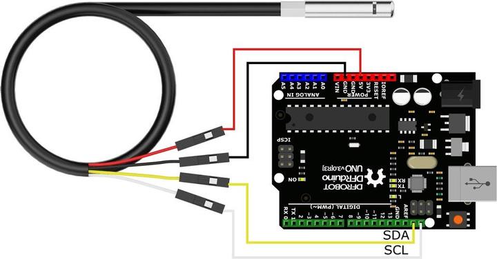 Image du produit DFRobot I2C CHT8305C Capteur de température et d'humidité