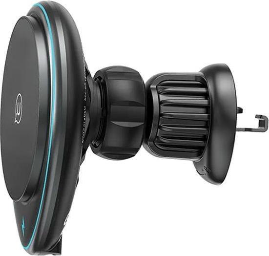 Actual product image Usams Uchwyt indukcyjny US-CD222 15W do kratki went. czarny/black CD222ZJ01 (15 W)
