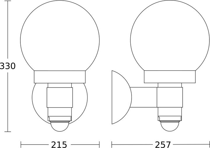 Image du produit Steinel Lampe a détecteur L (E27, IP44)