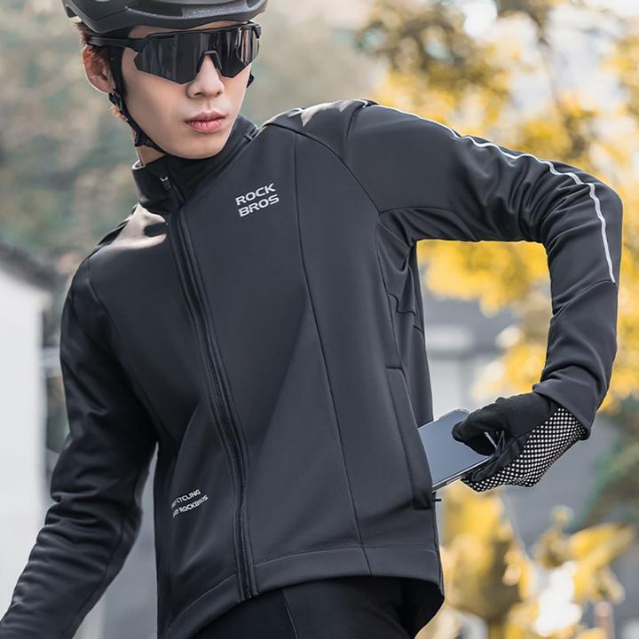 Image du produit Rockbros 15400002005 maillot de cyclisme manches longues automne/hiver XXL - black (XXL)