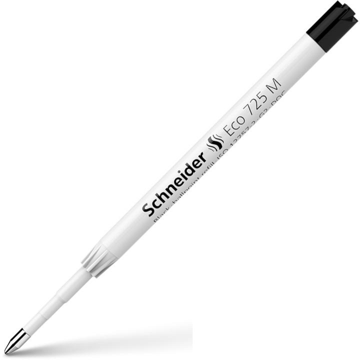 Produktbild Schneider Kugelschreibermine ECO 725, Strichbreite M, Gehäuse 95 % recycelter Kunststoff, schwarz... (Ersatzmine, Schwarz)