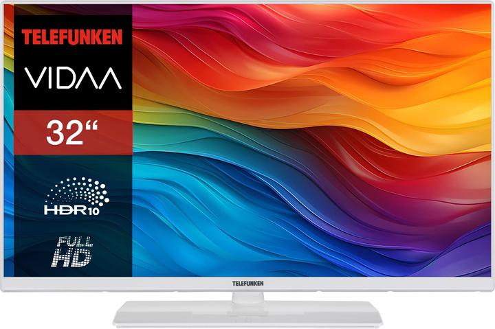 Produktbild Telefunken Fernseher 32 Zoll Smart TV VIDAA XF32VP750M-W Full HD Fernseher HDR TV mit Triple-Tuner (32", LED, Full HD, 2025)