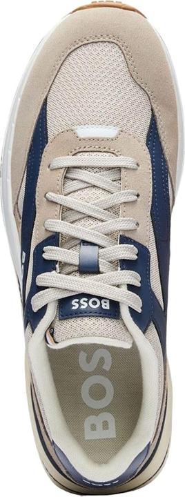 Actual product image BOSS Mens Kurt Leather Running Trainers (47)