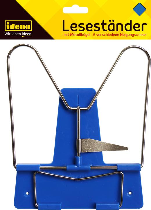 Actual product image Idena Reading stand with metal bracket blue