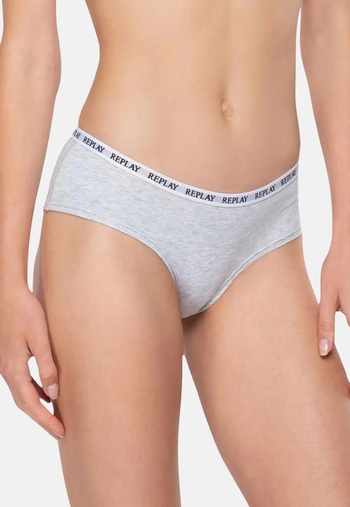Produktbild Replay Unterhose Damen-Slip mit Logo-Bund 2er Pack (M, 2er Pack)