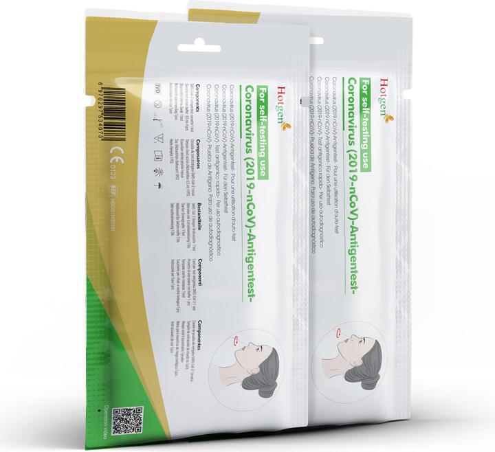 Actual product image Hotgen nasal test antigen test 1 piece (1 x)