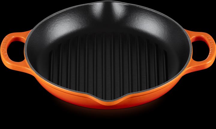 Image du produit Le Creuset Poêle à griller Signature Ø 26cm, ronde (25 cm, Poêle à grillades, Fonte, Émail)