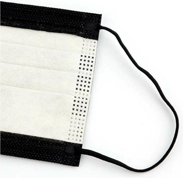 Actual product image Hygiene mask Black Mask, 50 pieces (50 x)