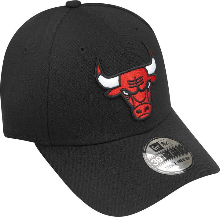Produktbild New Era 39Thirty Stretch Cap - Chicago Bulls schwarz - M/L (M, L)