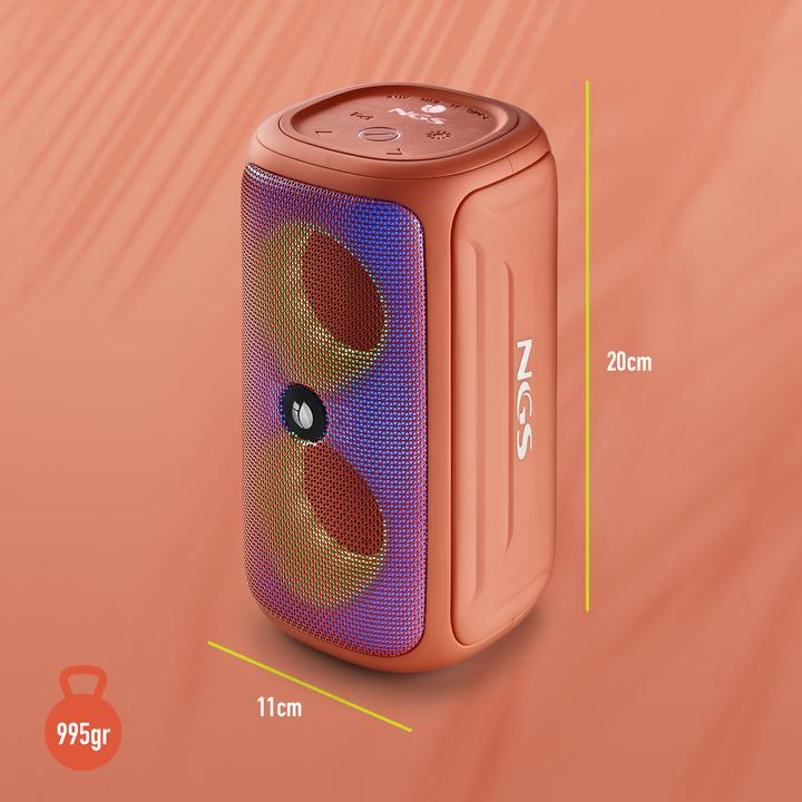 Actual product image NGS Roller beast coral (7 h, USB power delivery)