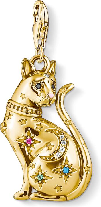 Actual product image Thomas Sabo Charm pendant (Cold enamel, 925 sterling silver, 750 yellow gold gilding)