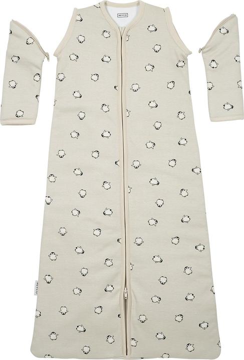 Produktbild Meyco Penguin babyschlafsack mit abnehmbaren ärmeln (70 cm, 2.5 TOG)