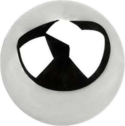Star Piercing Kugel silber (Chirurgenstahl 316L, ohne Messing)