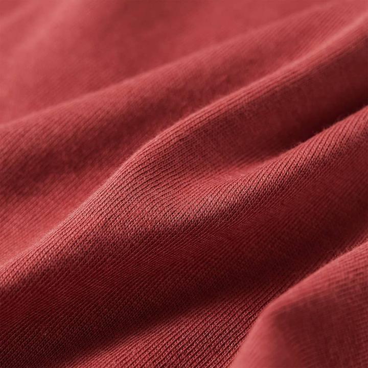 Immagine prodotto VidaXL Camicia da bambino a maniche lunghe rosso scuro 128,Materiale: 100 (128)