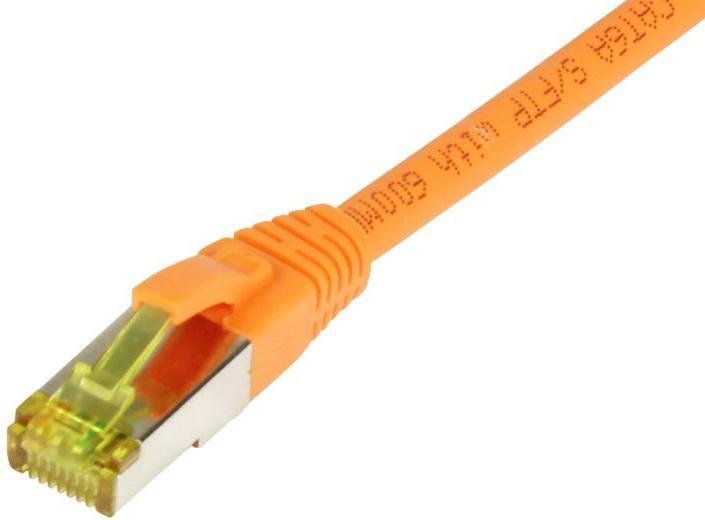 Image du produit Synergy 21 Câble patch RJ45, CAT6A 500Mhz, 7,5m, orange, S-STP(S/FTP), TPE/LSZH(Ultraflex), AWG26, avecCat.7 (S/FTP, CAT6a, 7.50 m)