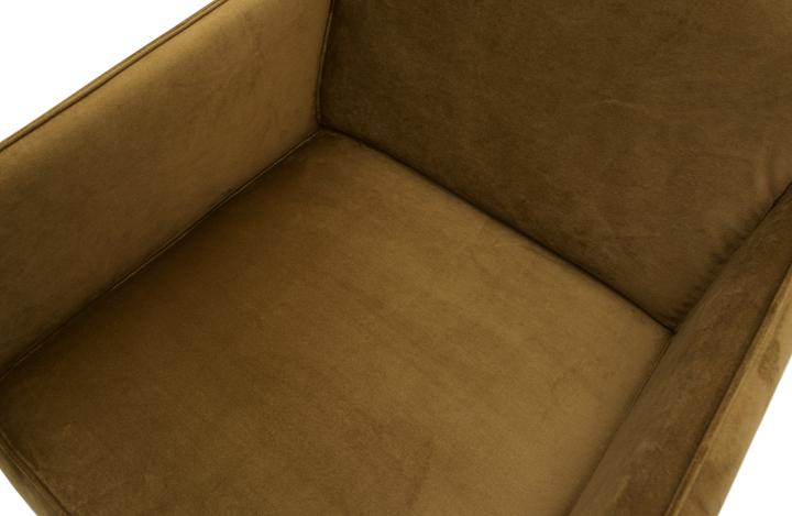 Productafbeelding BePureHome Fauteuil Statement Fluweel Honinggeel
