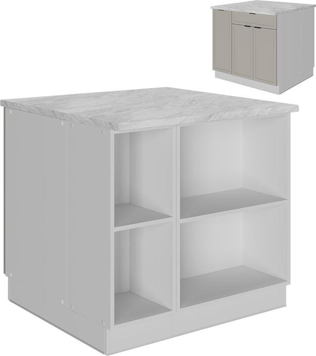 Produktbild Vicco Kücheninsel Fame-Line (90 x 82 x 82 cm)