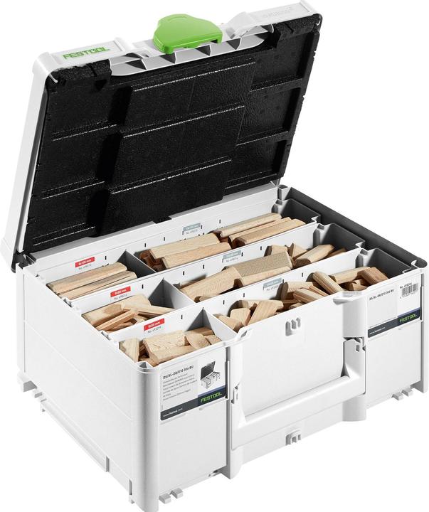 Image du produit Festool Tenons Domino XL en hêtre DS/XL D8/D10 306 BU (306 pcs)