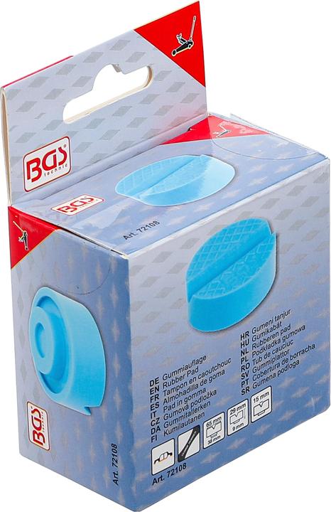 Produktbild BGS Gummiauflage | für Wagenheber | 65 x 38 mm