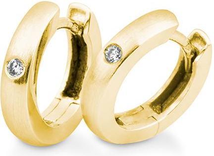 Breuning Creolen - BRILL. 0,04 Ct. H/si (750/18 K Gold)
