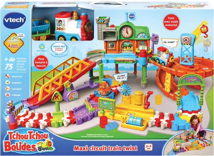 Image du produit VTech Tchou Tchou Bolides - Maxi circuit train twist (+ Benjamin train malin)