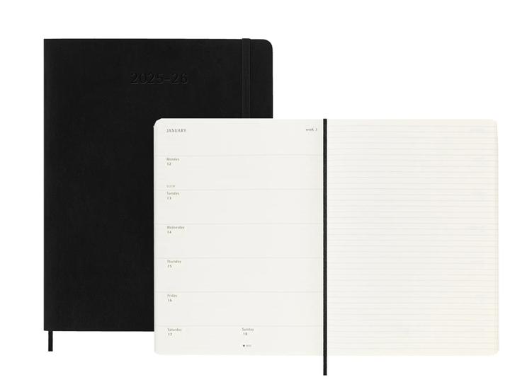 Image du produit Moleskine Agenda scolaire Soft Cover (19 x 25 cm, Anglais)