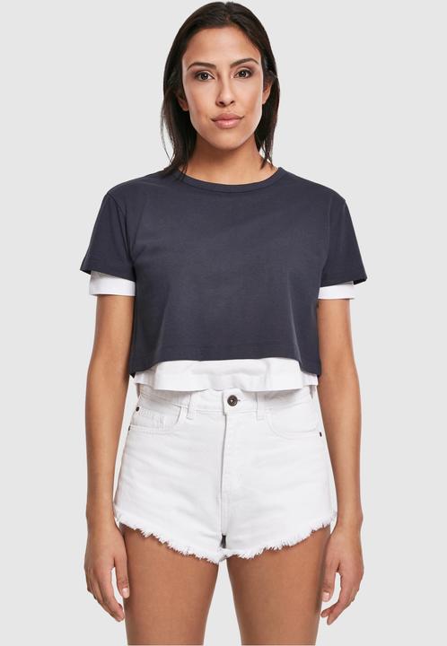 Produktbild Urban Classics Ladies Full Double Layered Tee (XL)