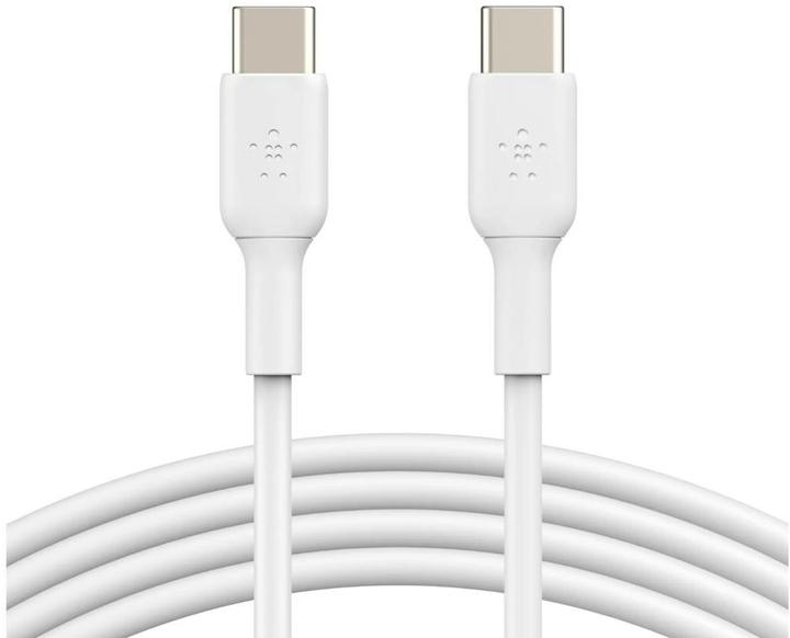 Actual product image Belkin USB-C to USB-C PVC White 1m Twin Pack (1 m, USB 2.0)