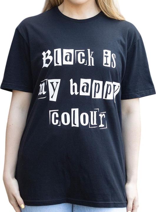 Produktbild Something Different Black Is My Happy Colour TShirt (M)