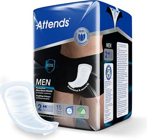 Actual product image Attends Man insert (14 x)
