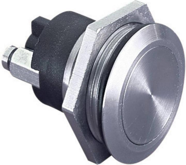 Actual product image Bulgin Switch,PB,vandal res,22mm,flush,SPNO