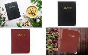 Actual product image Securit Menu folder BASIC, A5, wine red (A5, 1 x)