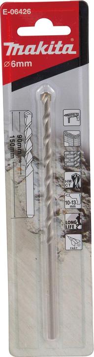 Produktbild Makita Steinbohrer 6x150 mm - E (6,0 Millimeter)
