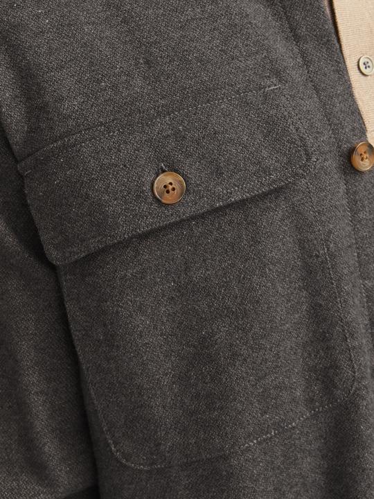 Produktbild Jack & Jones Jprraymond Melange Solid Ls Overshirt Sn (S)
