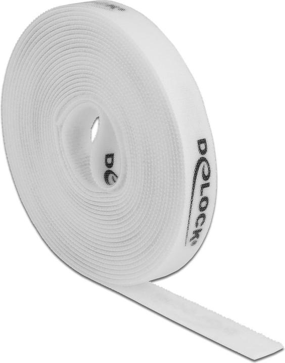 Produktbild Delock Klettband 5 m x 15 mm Weiss (15 mm)